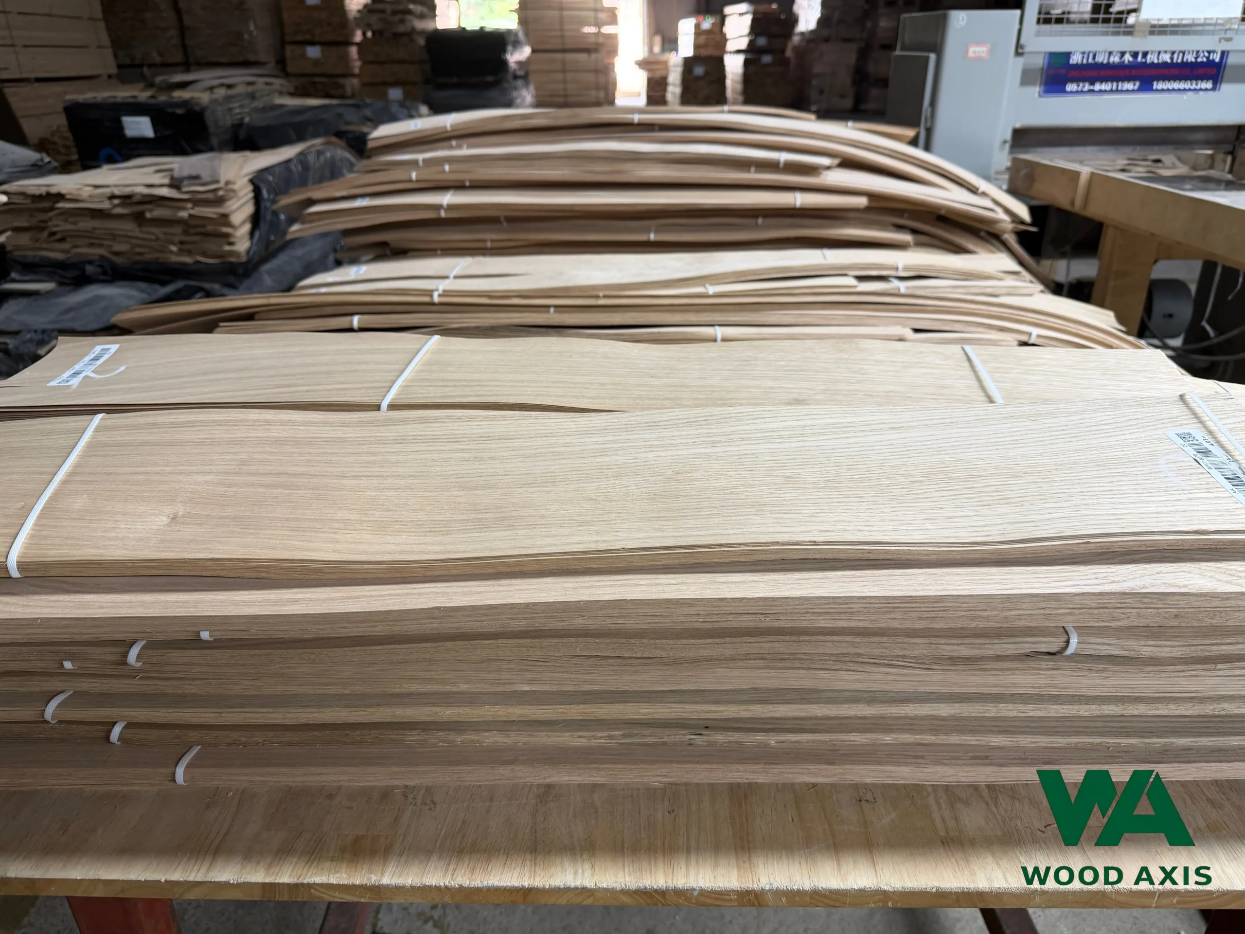 wood veneer large stock scaled
