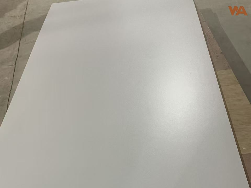 Home 3 Full sheet of double sided melamine faced plywood in white finish